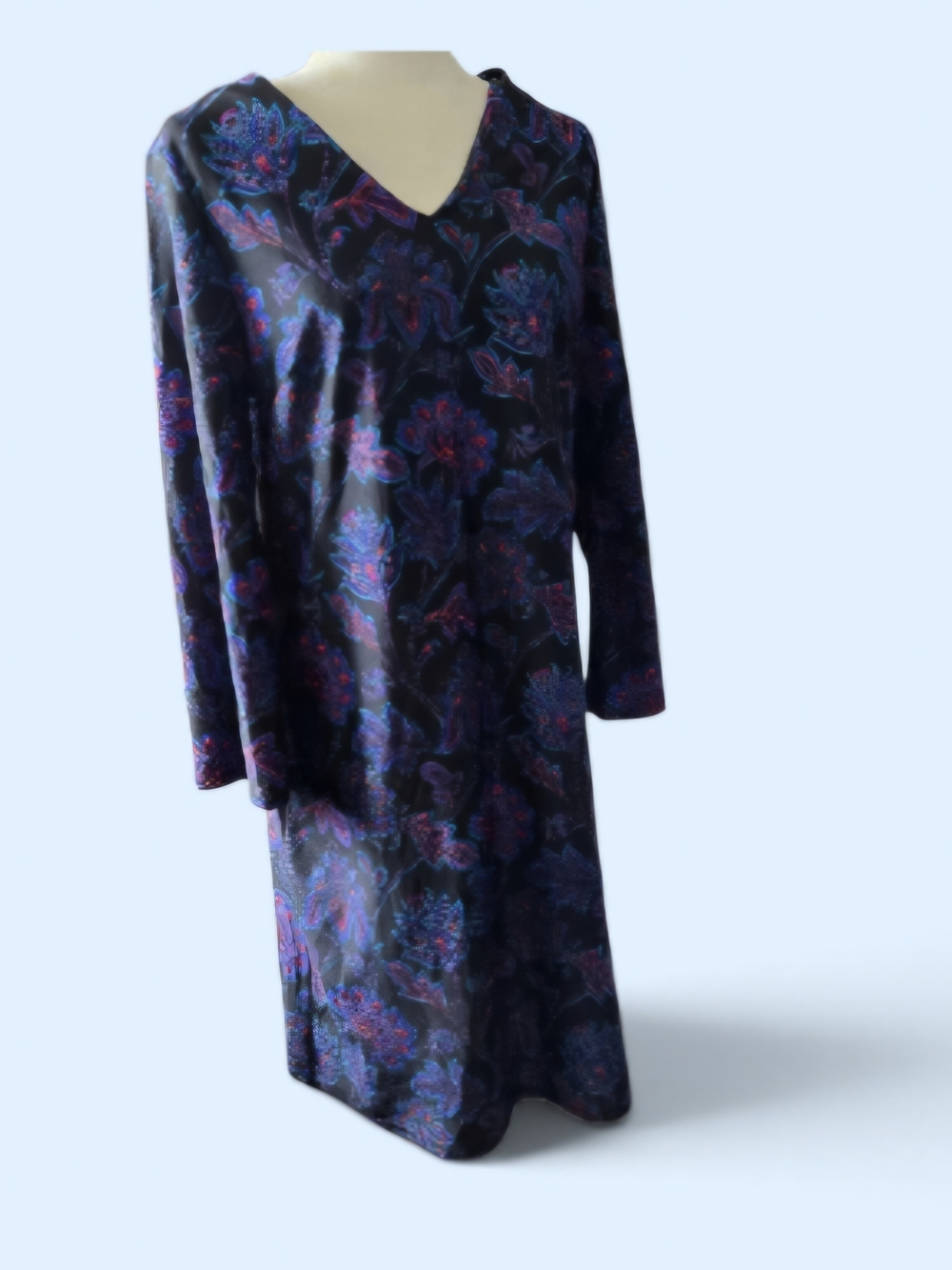 Jude Connally Navy Floral V-Neck Chemise
